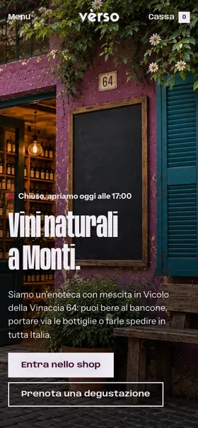 Vèrso — versione mobile